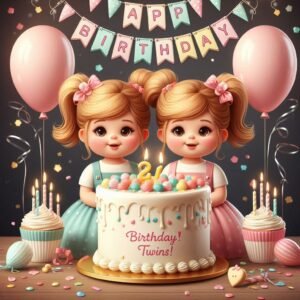 Happy Birthday Quotes For Twins