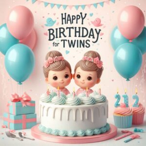 Happy Birthday Blessings For Twins