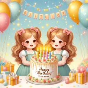 Happy Birthday Blessings For Twins