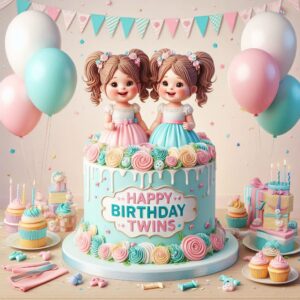 Happy Birthday Blessings For Twins