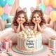 Happy Birthday Greeting For Twins