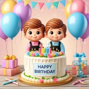 Happy Bday Wish For Twins